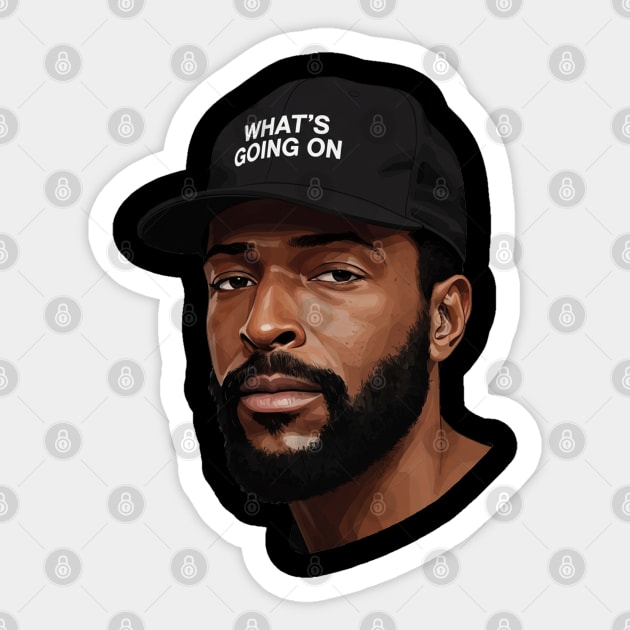 Marvin Gaye: What's Going On Sticker by UrbanLifeApparel